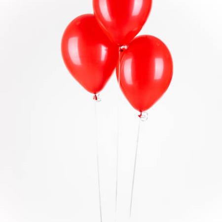 3 balloons